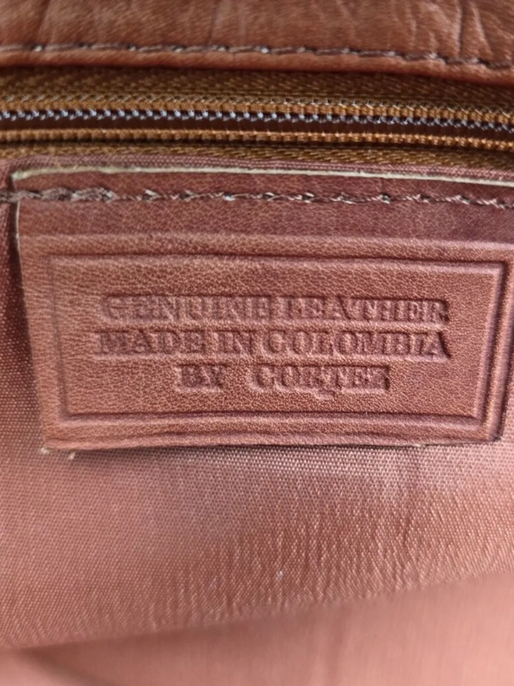 Cortez Pure Leather Vintage 1993 Men's Duffel Bag in Cognac Brown